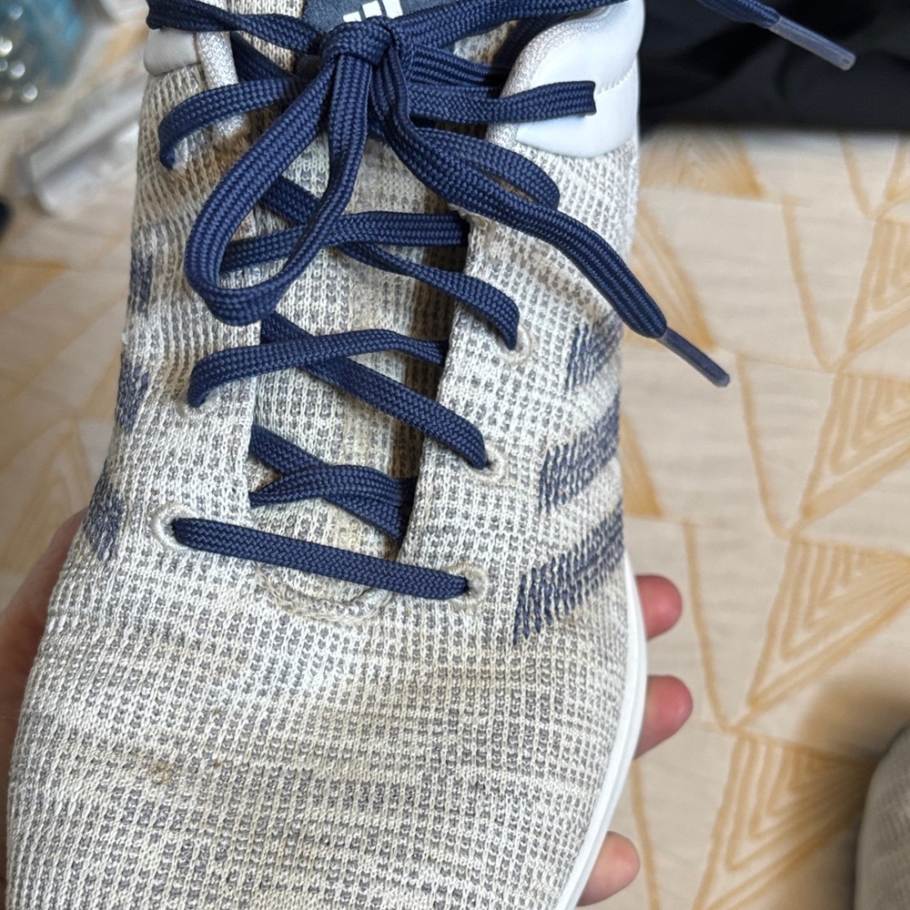 adidas Light Gray and Blue Hybrid Golf Shoes size 9 - Picture 6 of 7